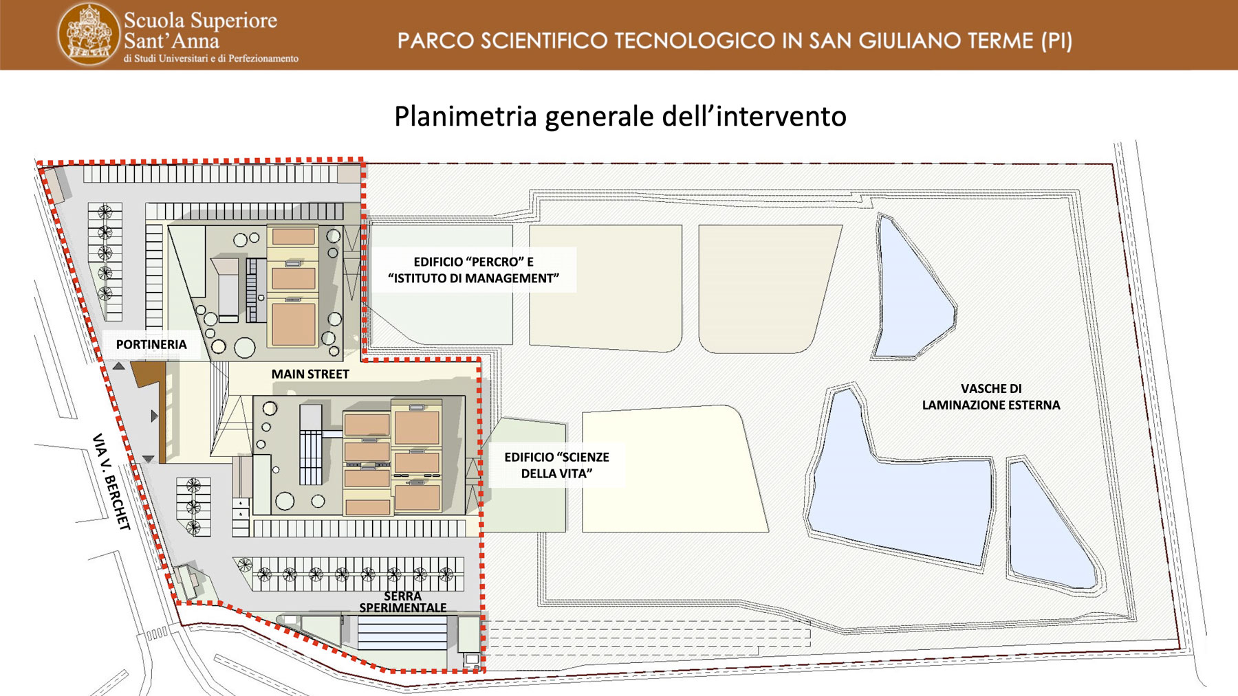 02 Parco scientifico tecnologico Scuola Universitaria Sant Anna Pisa Progetto BIM